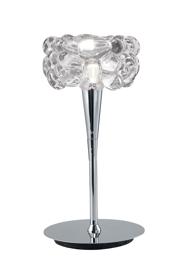 M3928  O2 Glass 30.5cm 1 Light Table Lamp